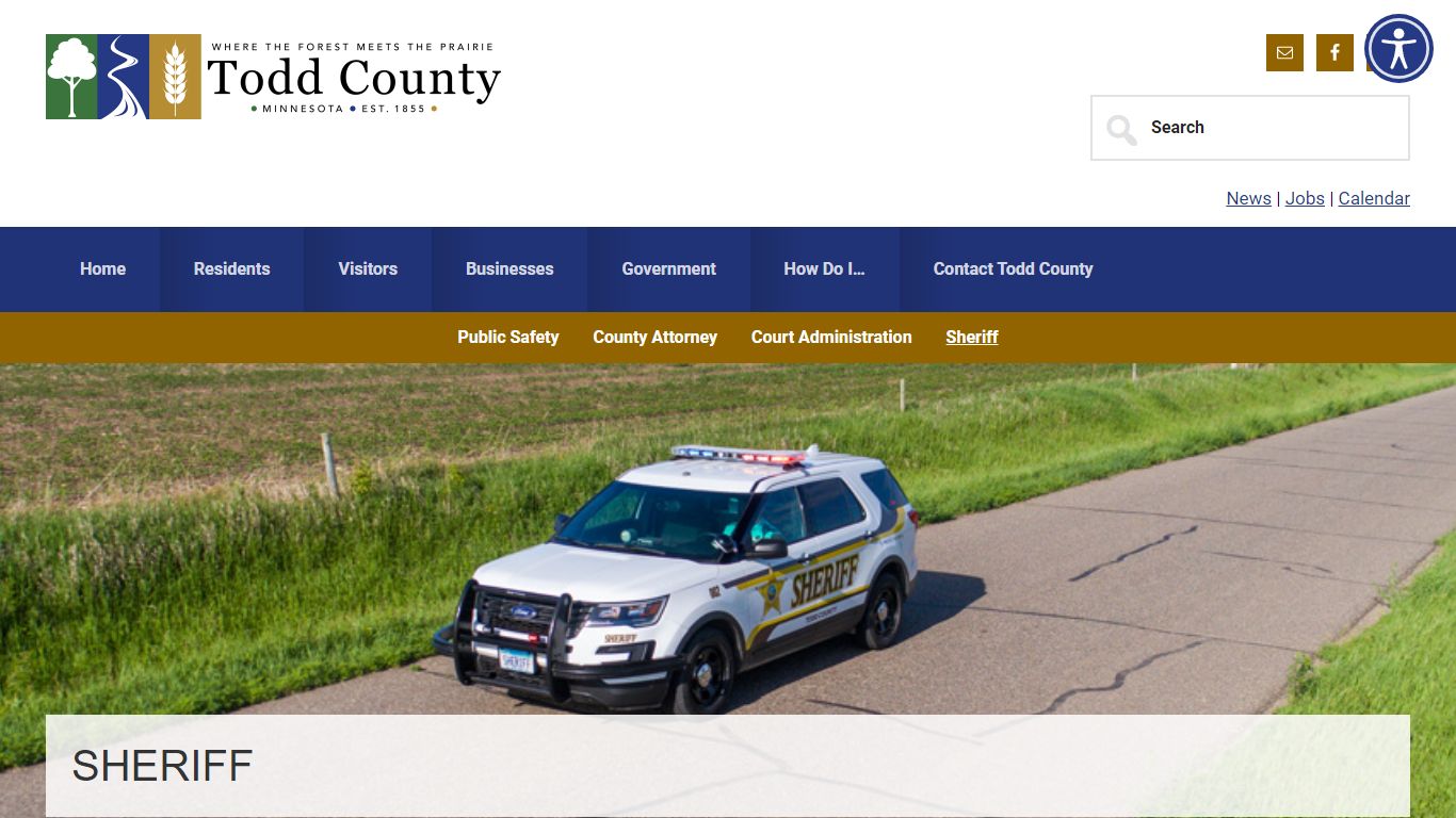 Sheriff | Todd County Sheriff’s Office| Todd County, Minnesota