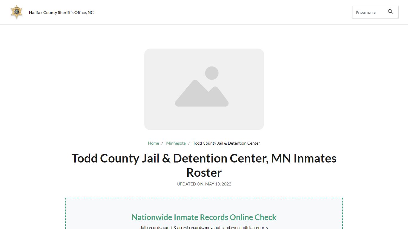 Todd County Jail & Detention Center, MN Jail Roster, Name ...