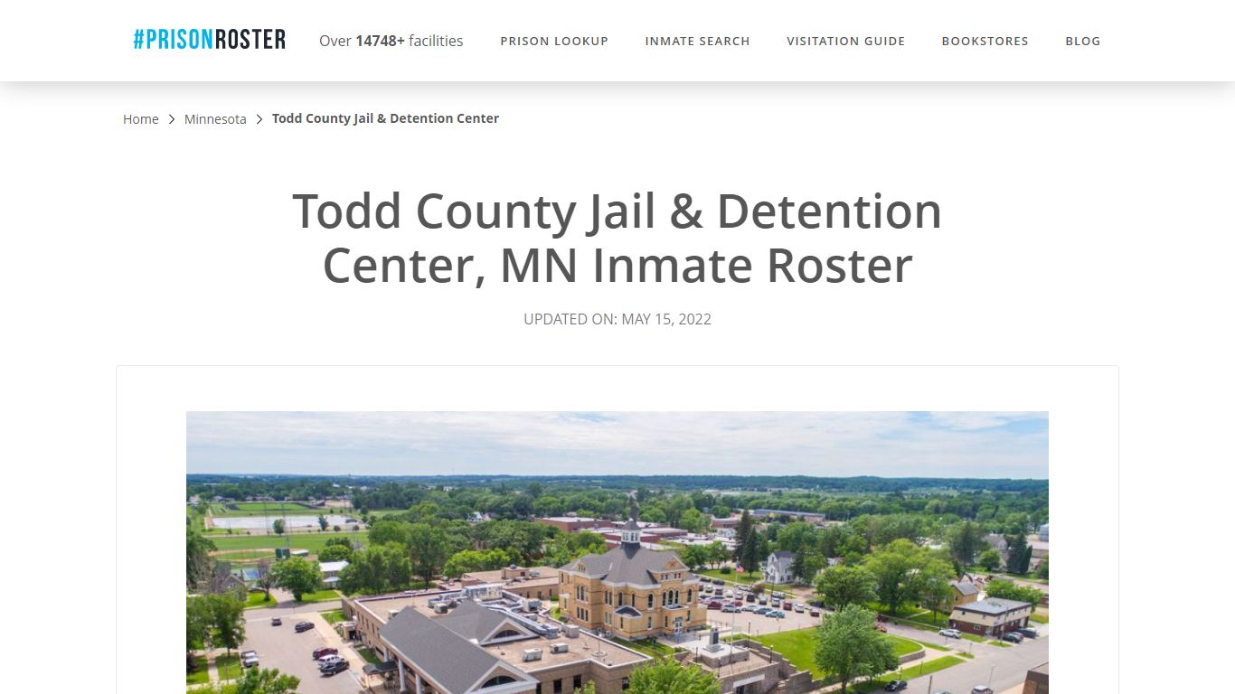 Todd County Jail & Detention Center, MN Inmate Roster